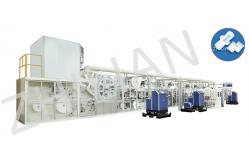 China Automatic Sanitary Pad Making Machine 600pcs/Min 1500pcs/Min supplier