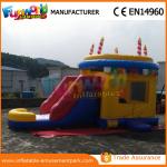 Customized Candle Inflatable Bouncer Slide CE SGS TUV ROHS EN71 for sale