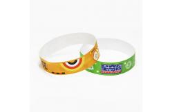 China Security Tyvek Paper Wristbands with Sequential Numbering Custom Logo Printing supplier