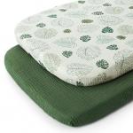 Gauze Bassinet Sheet Set Ultra Soft Modern Style With Multiple Colors for sale