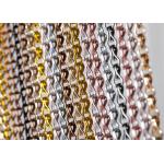 Vertical Hanging Aluminum Chain Insect Door Fly Screen Curtain Anodising Finished for sale