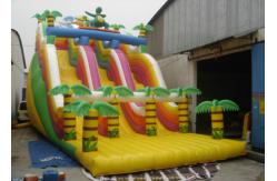 China Commercial inflatable jungle dinosaur high slide classic inflatable dinosaur dry slide supplier