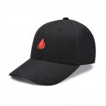 Oem 5 Panel Sport Dad Hat Embroidery Logo Black Cotton Gorras Unisex Baseballl for sale