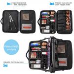 Multifunction Polyester Makeup Brush Organizer With Adjustable Dividers