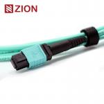 24 Fibers MTP Female To MTP Female OM3 3.0mm LSZH MTP Patch Cord Custom Meters for sale