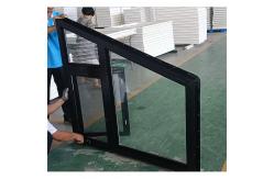 China Vinyl PVC Double Glazed Windows Casement Trapezoidal Swing Open For House supplier