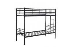 China Queen Over Double Stackable Army Metal Bunk Bed Frame supplier