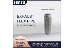 China 45X200mm SS201 Flexible Exhaust Pipe With Interlock supplier