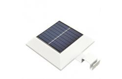 China Super Bright 6000K  4Pcs Led Solar Fence Wall Lights With Motion Sensor supplier