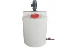 China Rotational Poly Plastic 100 Gallon Mixing Tank With Agitator supplier