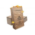 Heavy Duty Kraft Paper Lawn Paper Bags Brown 30 Gallons Yard Waste Leaf for sale