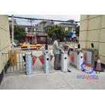 Turnstile gate thermo Body Temperature 1080P imaging infrared flap style manual guide door for sale