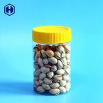 Transparent Leak Proof Plastic Jar  Screw Lid Round Plastic Canisters for sale