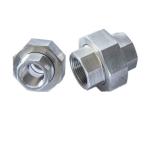 Pipe Ss304 Threaded Union Fitting Female Connector Stainless Steel Hexagon 1/2inch