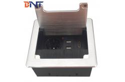 China High Quality Office Table Mounted Socket Hidden Socket With Brush Cover supplier