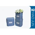Light Blue Custom Printed Cardboard Flower Boxes With Lids , Free Sample for sale