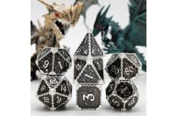 China Multi -Faceted Metal RPG Dice Flying Dragon Solid Smooth Dragon DND supplier