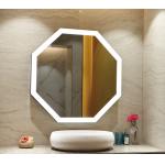 Polygonal Vanity Mirror With Lights High Clear Reflection Custom Backlit Mirror for sale