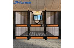 China Galvanized Steel Horse Stall Fronts Temporary Horse Stable For Competition supplier