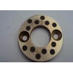 Casting Copper bearing thrust washer With Solid Lubricant Plugs for sale