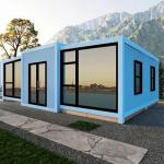 Expandable Container House with Customizable Design and Rock Wool Sandwich Panel for sale