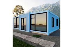 China Expandable Container House with Customizable Design and Rock Wool Sandwich Panel supplier