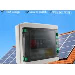 15A Solar PV Combiner Box Circuit Breaker 2 Strings Plastic 550VDC Solar Panel