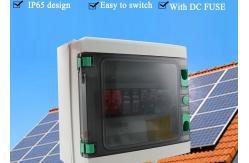 China 15A Solar PV Combiner Box Circuit Breaker 2 Strings Plastic 550VDC Solar Panel supplier