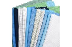 China Cleanroom Anti Static ESD Fabrics Polyester Shrink Resistant Fabric supplier