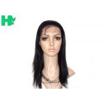 Custom Straight 16 Inch Long Synthetic Wigs With Baby Hair for sale