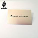Makeup Artist Laser Cut Custom Metal Membership Cards   Printable Silver Color for sale