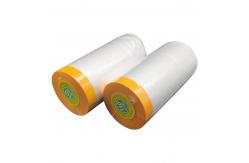 China Indoor Use Painting Covering PE Masking Painting Covering Film supplier