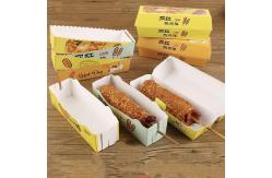 China Eco Friendly Custom Hot Dog Boxes Food Paperboard Folders Box Factory supplier