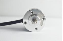 China Aluminum Alloy Shell Small Optical Encoder 1024 Ppr Solid Shaft 4mm Diameter 30mm supplier