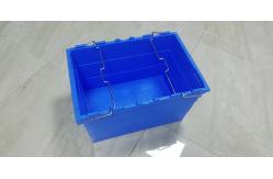 China 100% Virgin PP Stackable Nesting Trays With Steel Bars Storage Transportation supplier