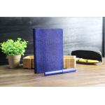 Purple Velvet Cover Personal Journal Notebook , Middle Size Custom Pocket Notebooks