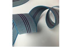 China 50mm Blue Sofa Elastic Webbing PE Chinese Rubber Yarn Material supplier