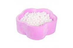 China Flower Shaped Toddlers Foam Ball Pits With Soft Washable Cover supplier
