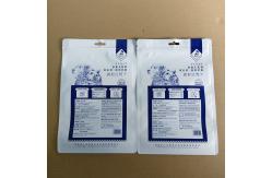 China Stand Up Pouch with Window Panel Premium Cosmetic Packaging Glossy Finish & UV Protection supplier