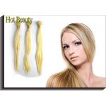 Russian Remy Human Hair Extensions Clean And Neat Straight  613# Blonde for sale