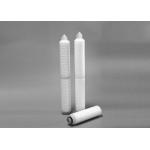 OD 69mm Pharmaceutical Filters Sterile PTFE Micron Pleated Cartridge OEM for sale