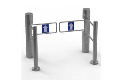 China 600mm Width IP44 Swing Barrier Gate BLDC Motor Pedestrian Turnstile Gate supplier