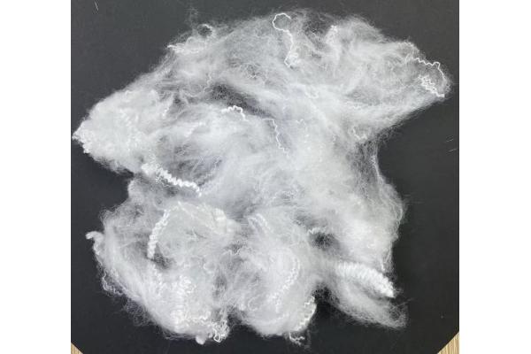 Recycled Polyester Staple Fiber 2.5D 51mm Extra White
