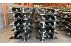 China EN Standard 46E2(U33) Steel Rail  for QU100 in 6-12m Length supplier