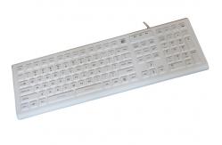 China Optional Backlight 100mA Waterproof Silicone Keyboard IP68 PS2 USB supplier