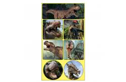 China Rectangle Adhesive 3D Lenticular Stickers For Children's Book PET/PP Printing supplier