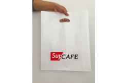 China Gravure Printing HDPE Die Cut Handle Plastic Bag supplier