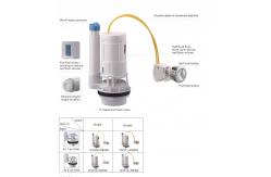 China Water Saving 2 3 Dual Flush Valve For Toilet Cistern supplier