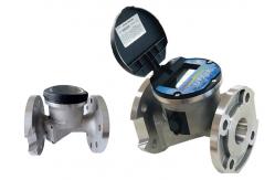 China IP68 Ultrasonic Water Meter For Drinking Water Application With Battery Supply supplier