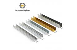 China Galvanized Metal Furniture Staples 1010J Industrial Carton Coding Nails supplier